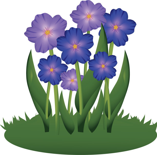 热带花卉卡通图片下载