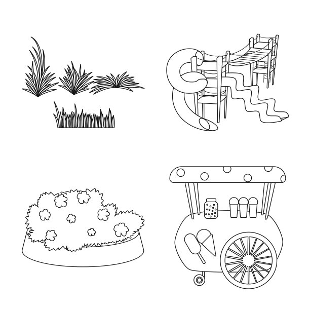 设计景观与自然标志集图片下载