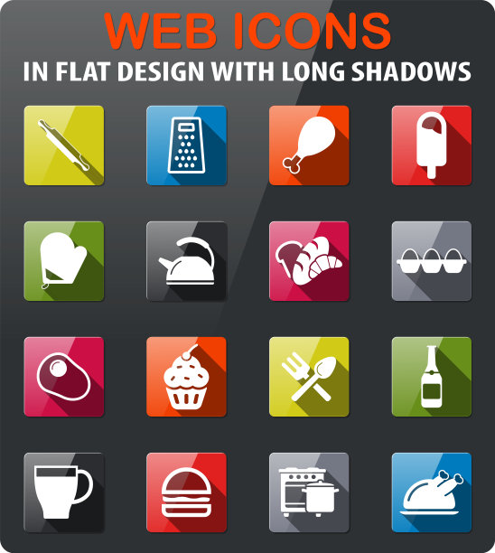 食物和厨房只是图标图片下载