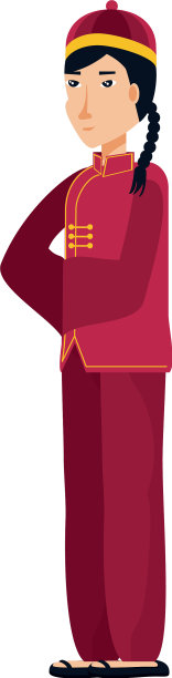 穿着传统服装的中国人图片下载