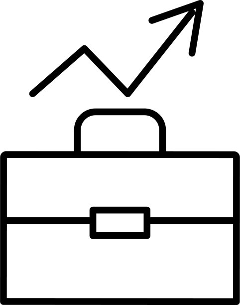 执行官手提箱卡通图片下载