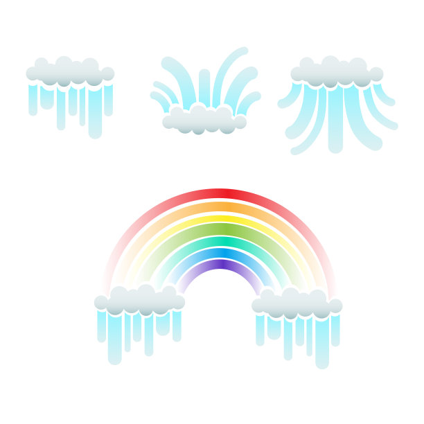 云彩与彩虹合集图片下载