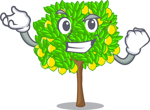 成功隔离柠檬树与吉祥物图片下载