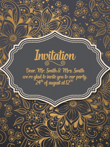 婚礼请柬及公告图片下载