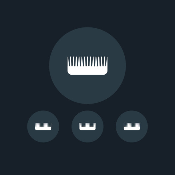梳子图标简单的理发店图片下载