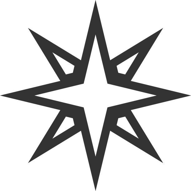 罗盘图标设计模板图片下载