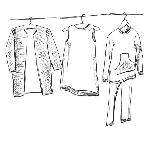 校服上的衣架图片下载