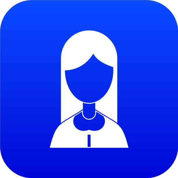 母亲图标数字蓝色图片下载