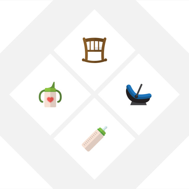 平板婴儿喂养器婴儿床护理图片下载