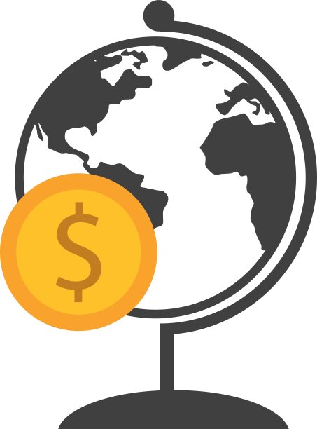 全球的经济图标图片下载
