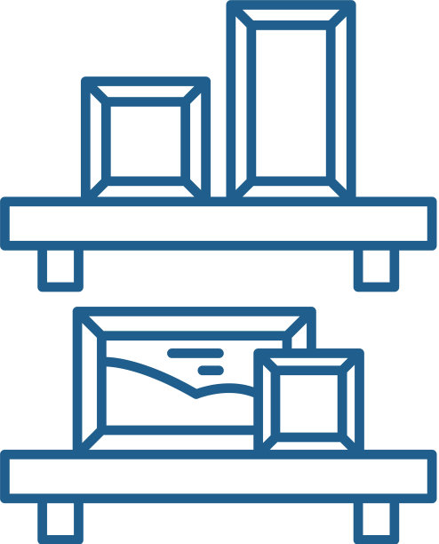 墙架线图标概念墙架平图片下载