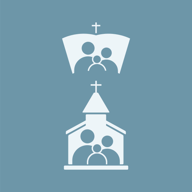 教堂标志和基督教符号图片下载
