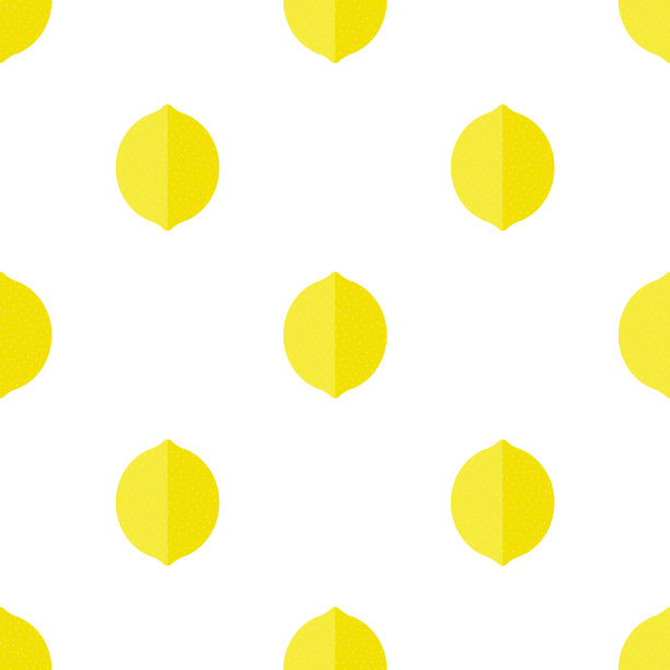柠檬无缝图案图片下载
