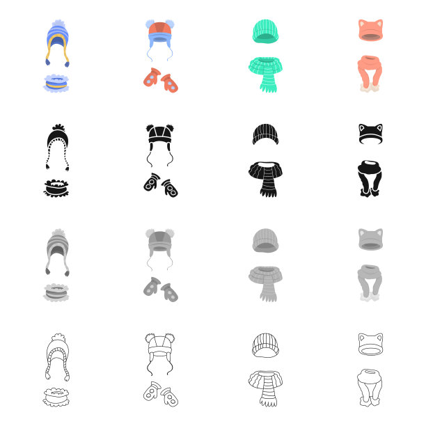 衣服和纹理图标图片下载