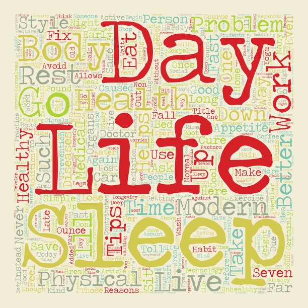 长寿和健康生活的七个秘诀图片下载