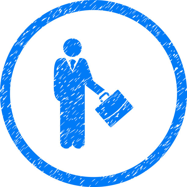 商人圆形颗粒图标图片下载