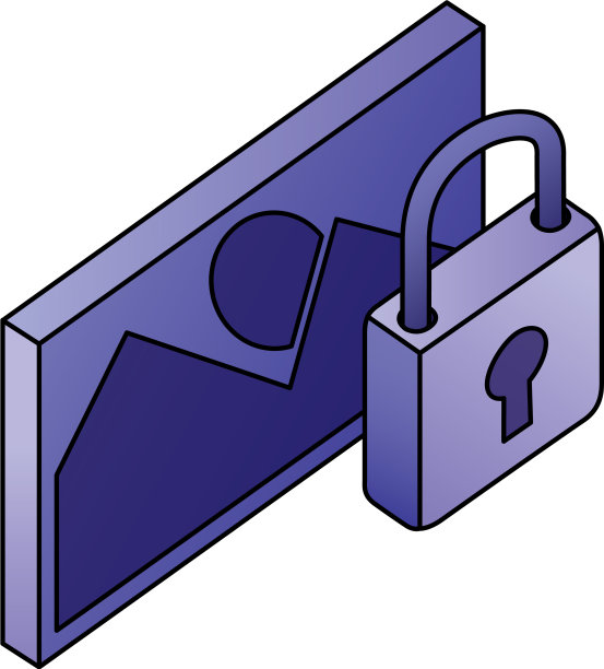 照片图像安全数据网络等距图片下载