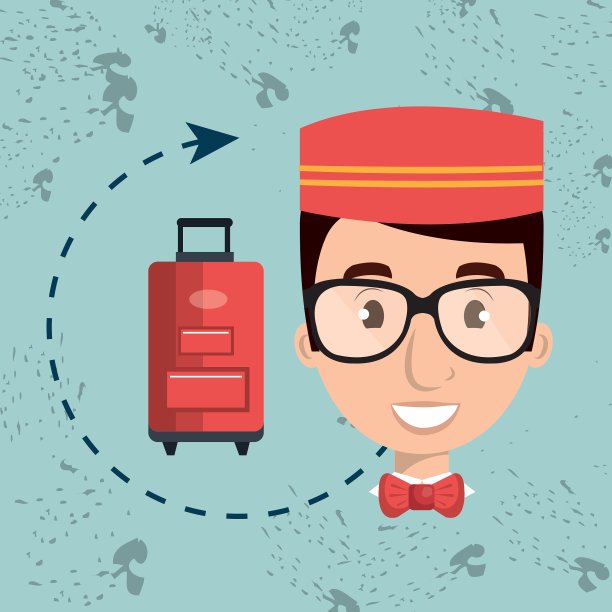 酒店服务员图标图片下载