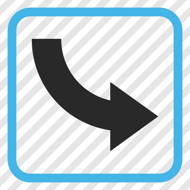 在框架中右旋转图标图片下载