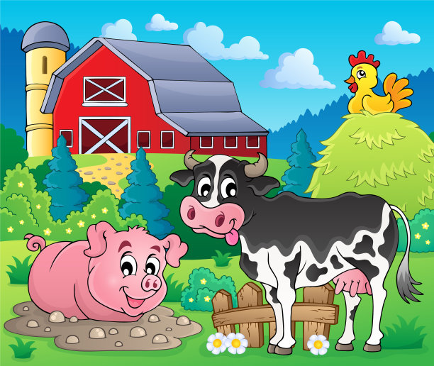 农场动物主题形象1图片下载