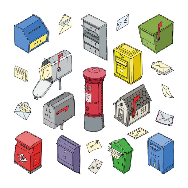 邮箱、邮箱或邮政邮件图片下载