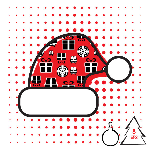 圣诞帽图标图片下载