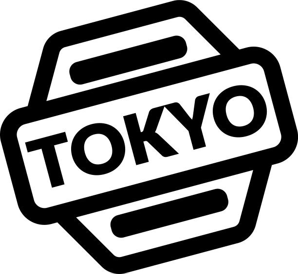 东京黑色邮票图片下载