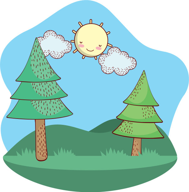 户外风景风景卡通图片下载