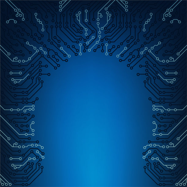 摘要蓝色技术印刷技术图片下载
