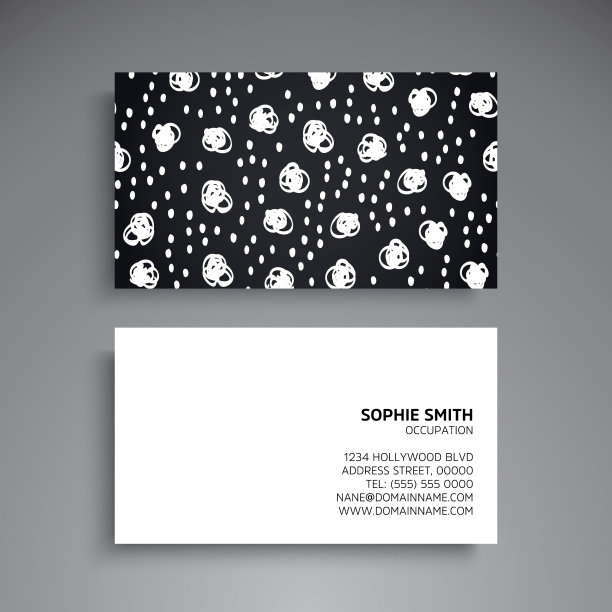 名片复古装饰元素图片下载