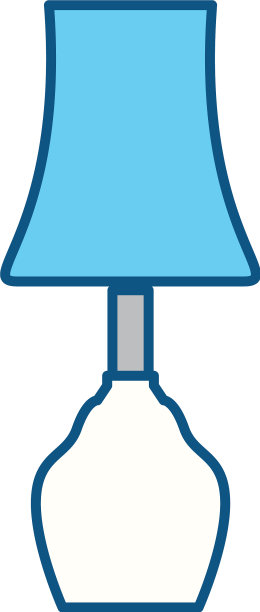 床头灯轮廓图片下载