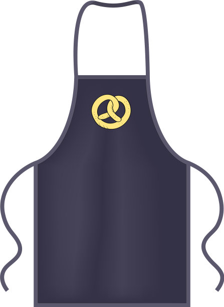 灰色厨房防护围裙动作捕捉图片下载