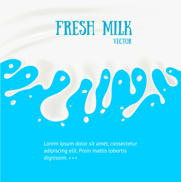 牛奶横幅图片下载