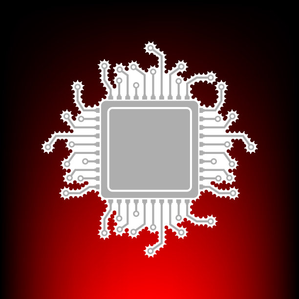 红色背景下照明设备的特写镜头图片下载