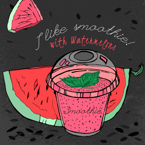 西瓜冰沙02 A图片下载