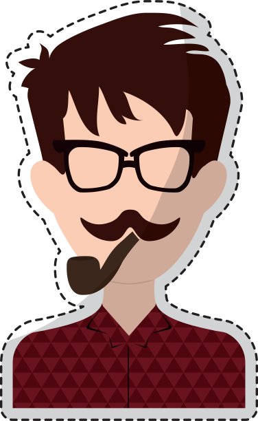 潮人偶像形象图片下载