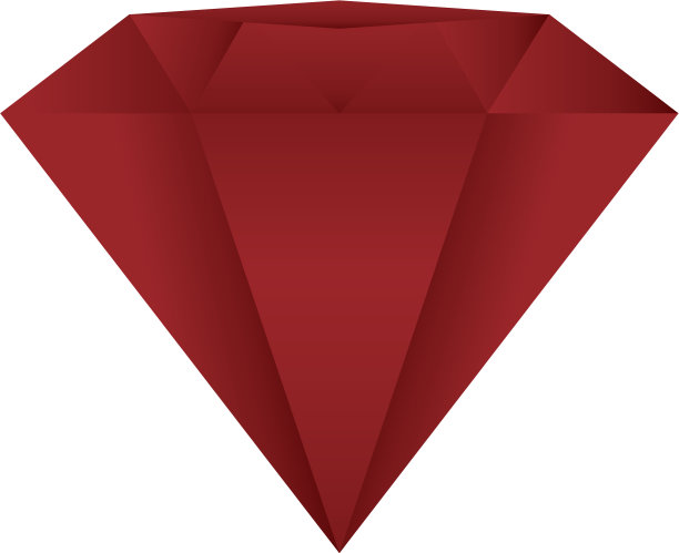 红钻珠宝，昂贵的宝石图片下载