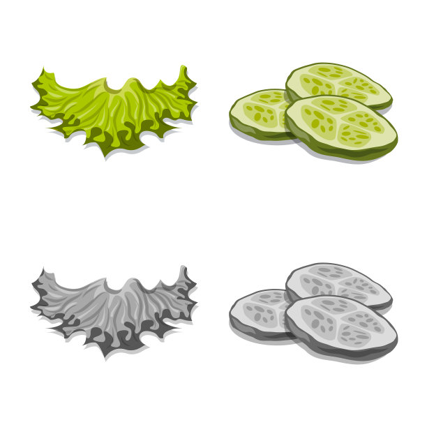 汉堡和三明治符号的设计图片下载