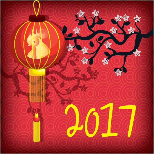2017中国鸡年海报图片下载