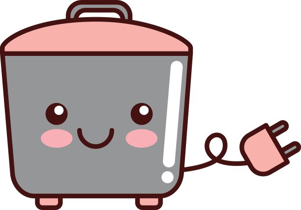 厨房锅孤立图标图片下载