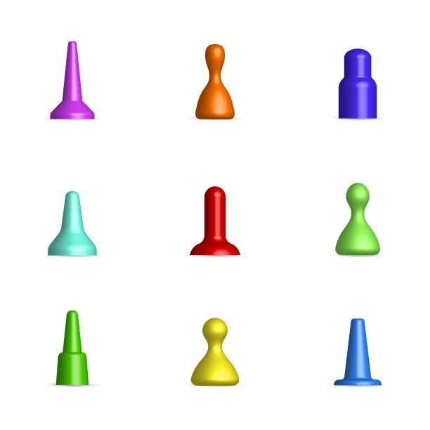棋盘游戏3D筹码套装图片下载