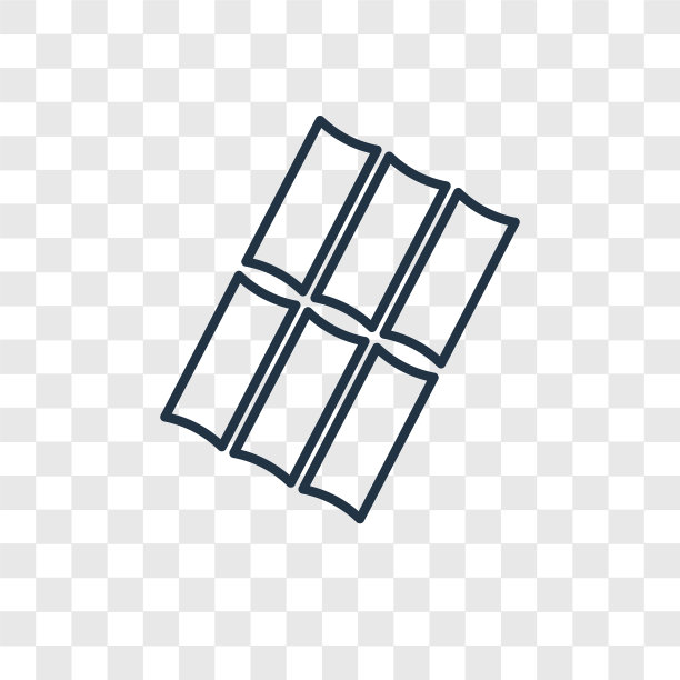 屋顶概念线性图标隔离透明图片下载