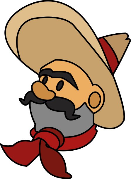 孤立的墨西哥人设计图片下载