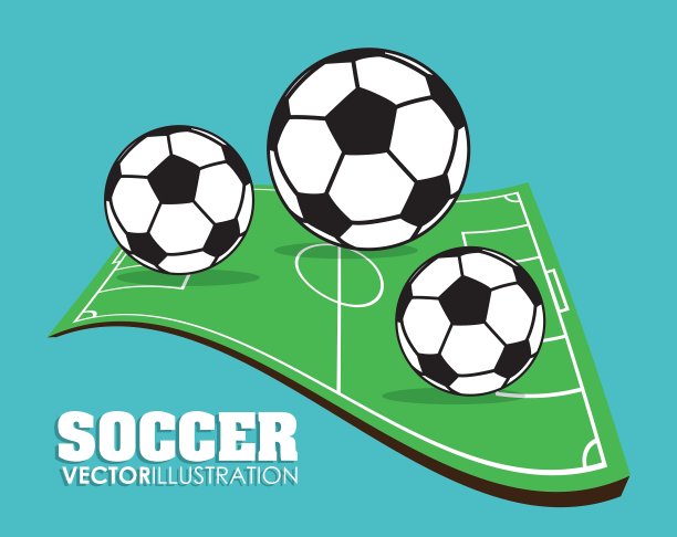 足球和足球联赛的运动设计图片下载