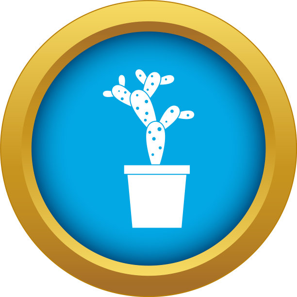 蓬提亚图标蓝色孤立图片下载