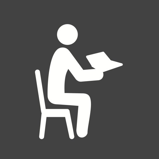 坐着的人阅读图片下载