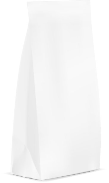 白色空白塑料或纸包装小袋图片下载