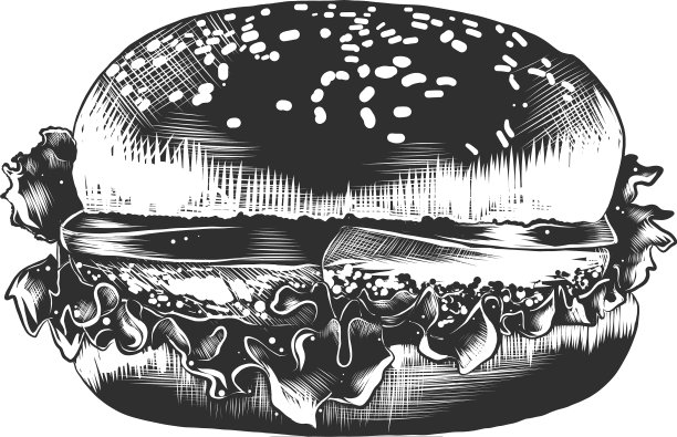 用于海报装饰和印刷的雕刻风格图片下载