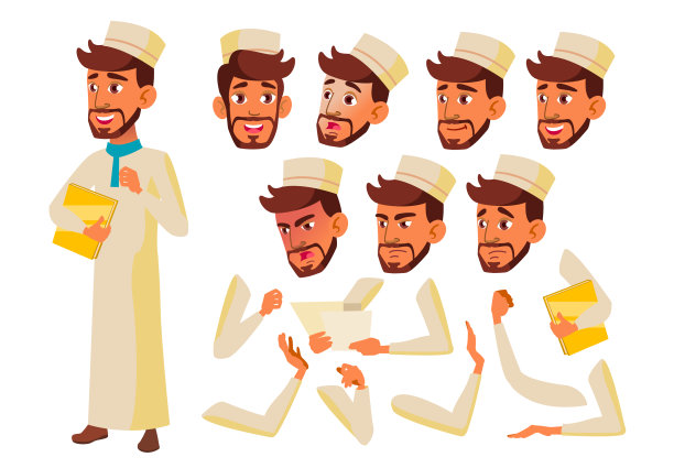 阿拉伯穆斯林的青少年活动图片下载