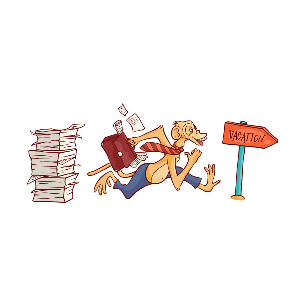 西装革履，公文包的猴子图片下载